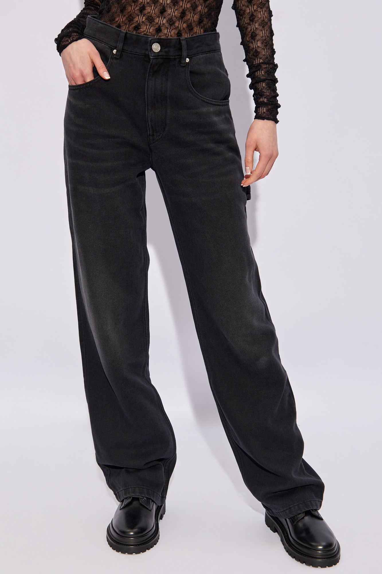 Black 'Bymara' straight jeans Isabel Marant - Vitkac Italy